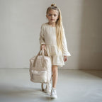 Sac à dos enfant Kidzroom Teddy bouclette beige