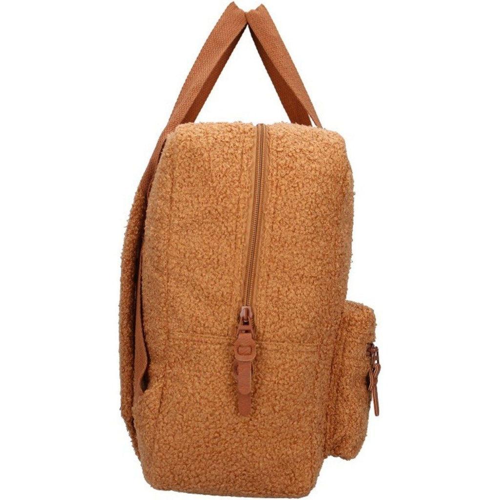 Sac à dos enfant Kidzroom Teddy bouclette caramel