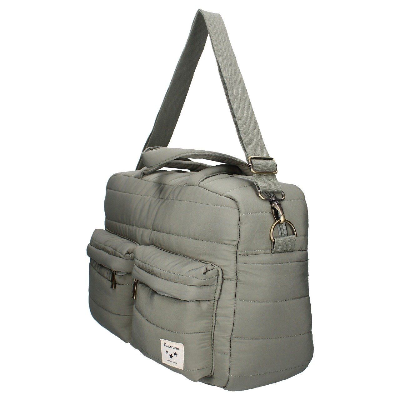 Sac à langer matelassé imperméable Kidzroom vert kaki