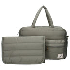 Sac à langer matelassé imperméable Kidzroom vert kaki