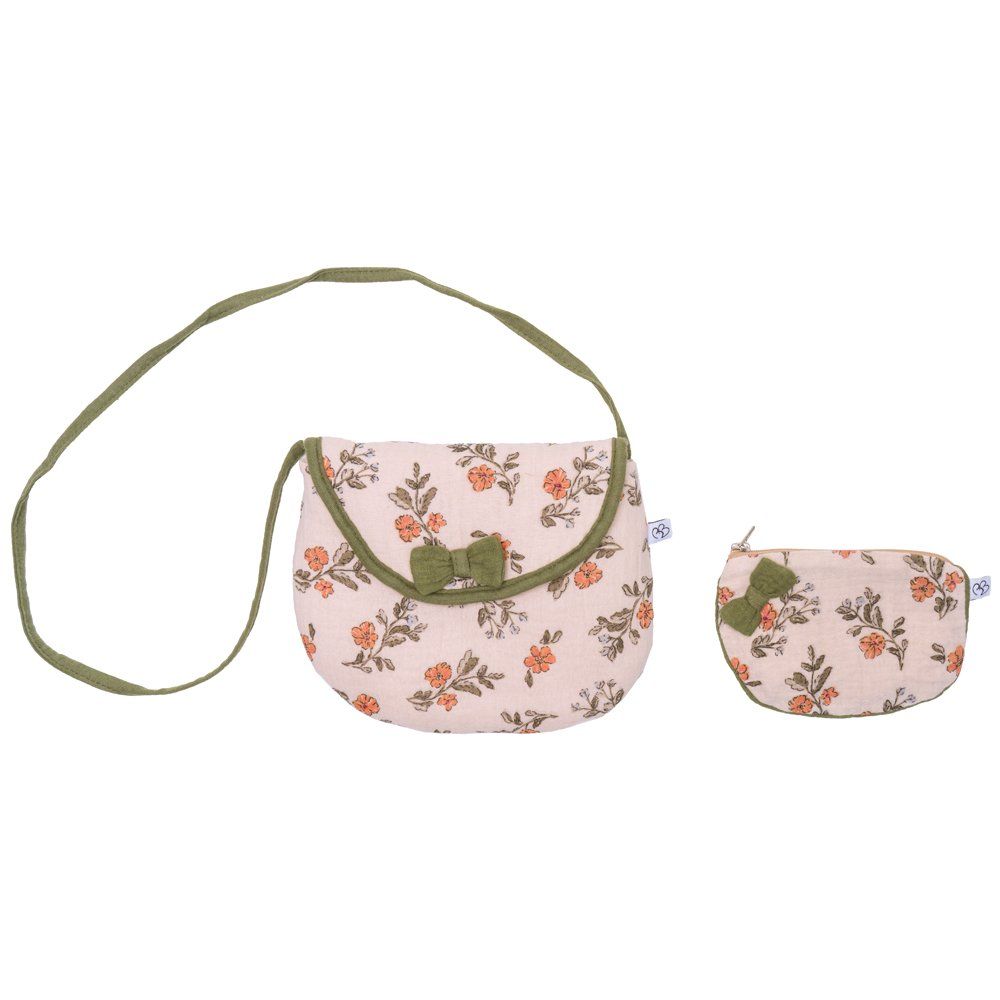 Sac bandoulière + porte-monnaie fille BB&CO liberty