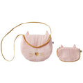 Sac à main bandoulière chat BB&CO rose