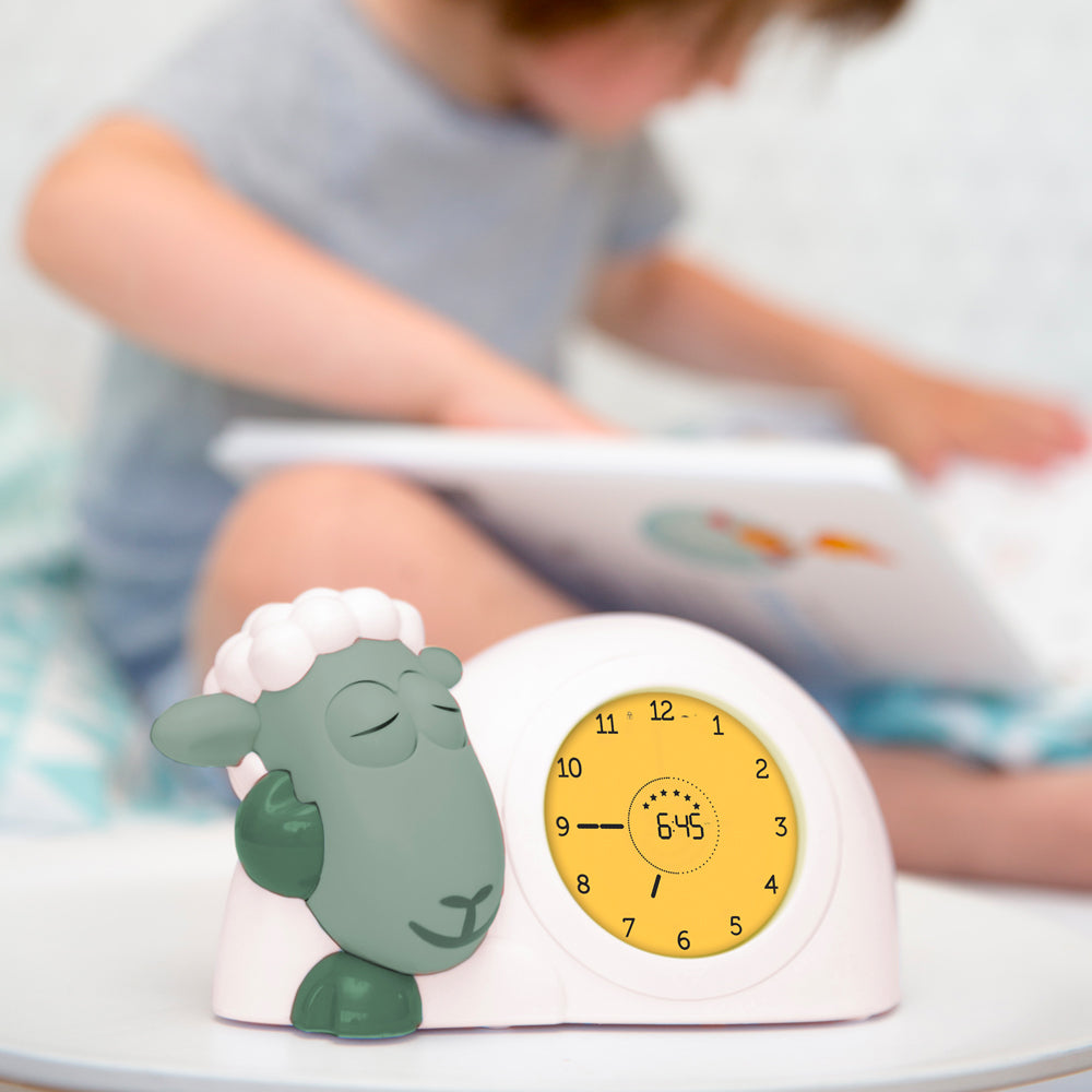 Réveil éducatif enfant Sam le mouton avec veilleuse Zazu