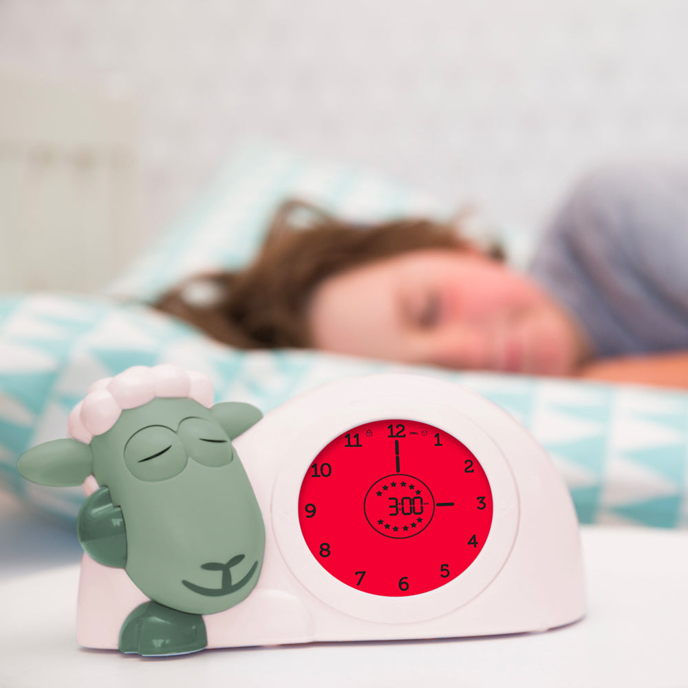 Réveil éducatif enfant Sam le mouton avec veilleuse Zazu