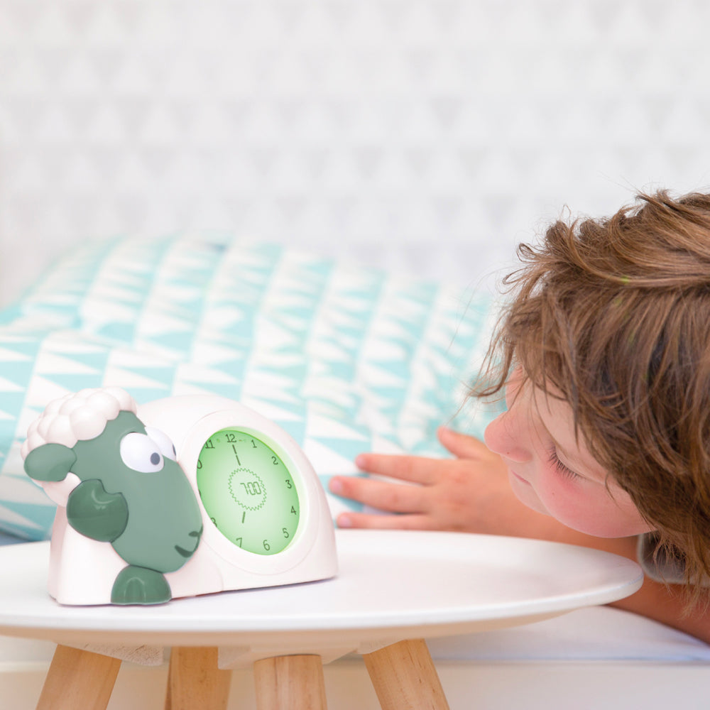 Réveil éducatif enfant Sam le mouton avec veilleuse Zazu