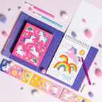 Set de coloriage enfant licorne magique Tiger Tribe
