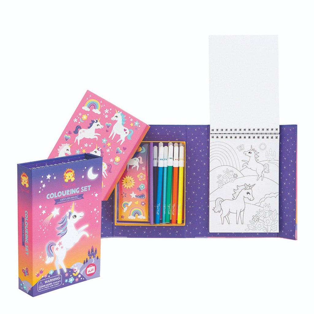 Set de coloriage enfant licorne magique Tiger Tribe