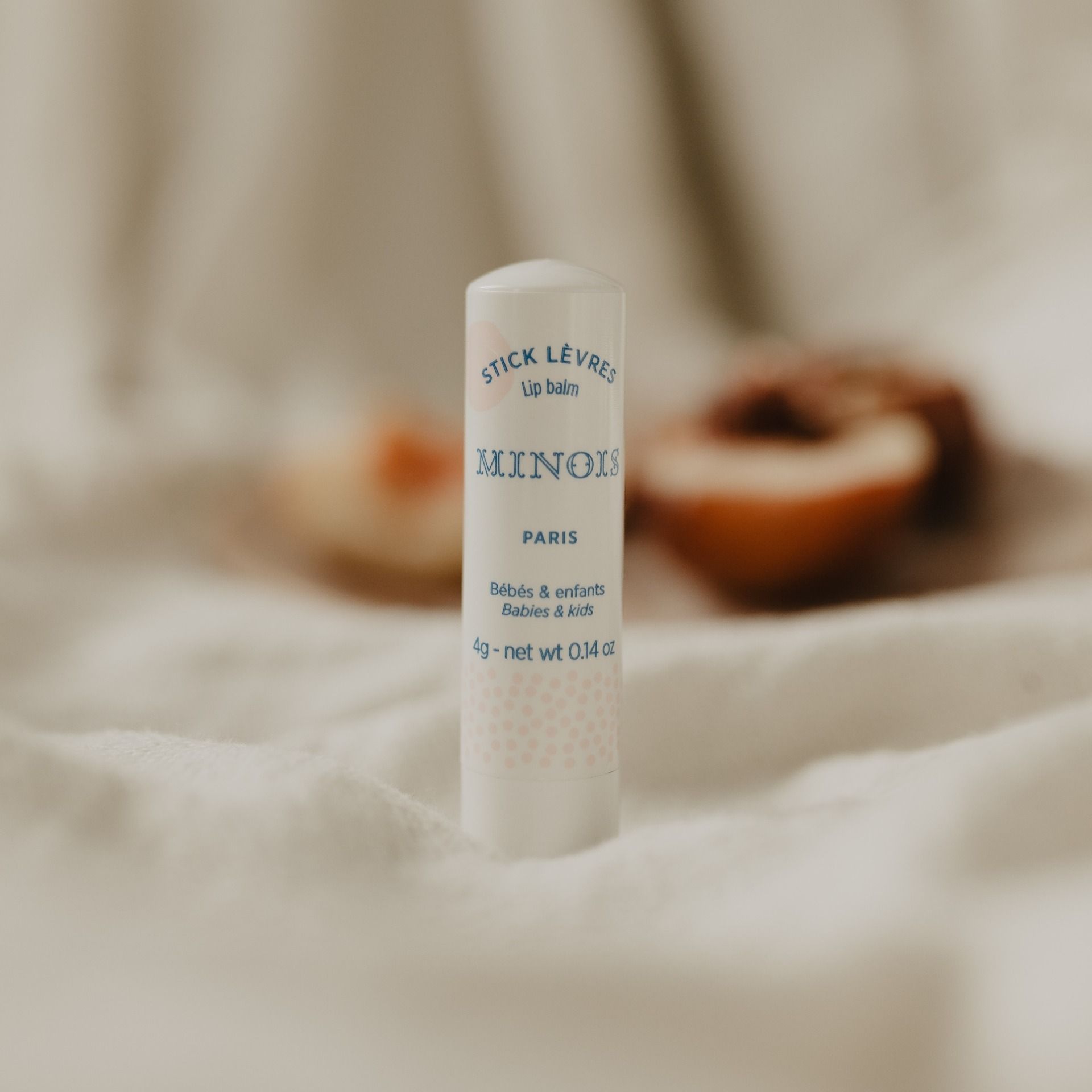 Stick à lèvres baume hydratant 100% naturel Minois Paris