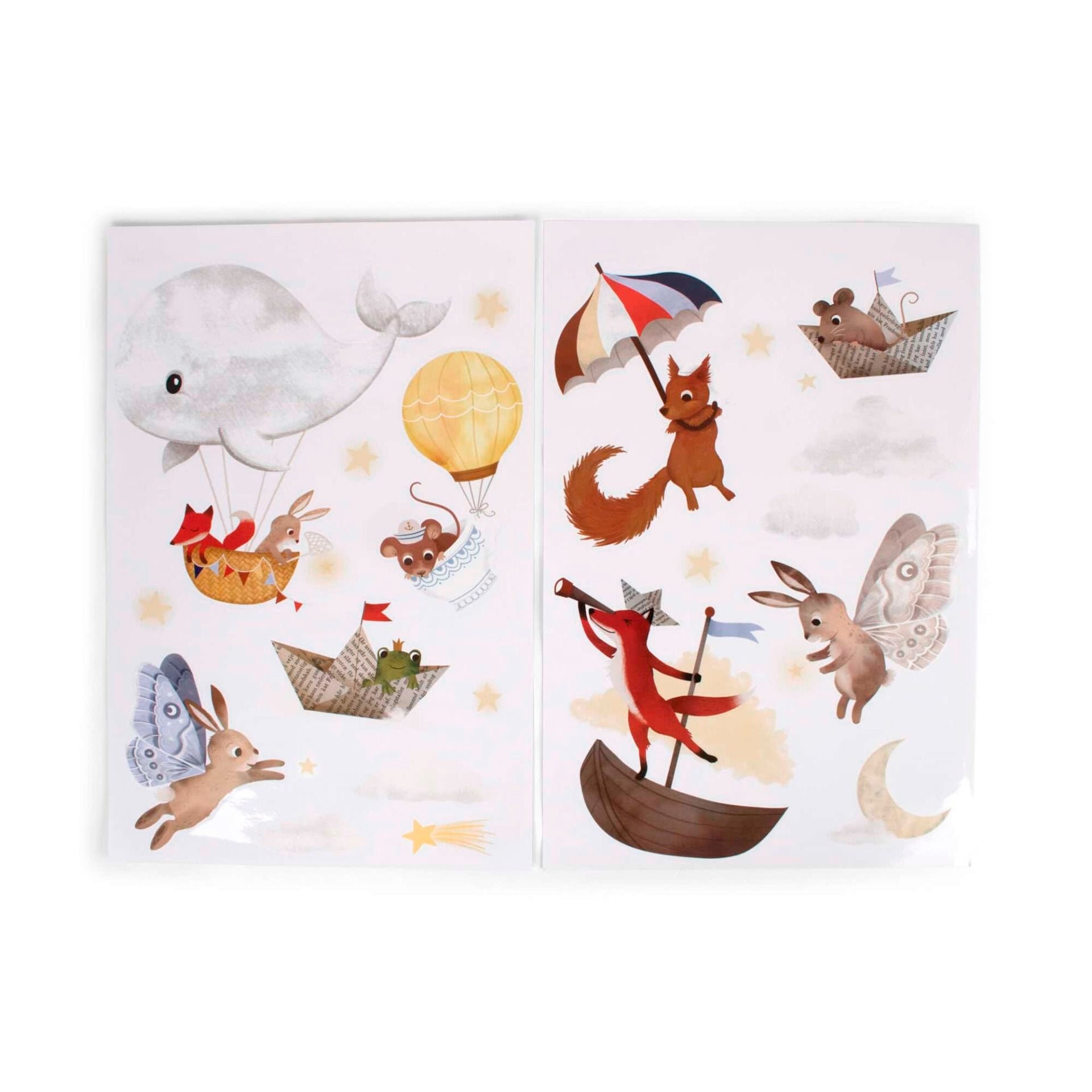 Stickers muraux enfant Filibabba Aventuriers rêveurs