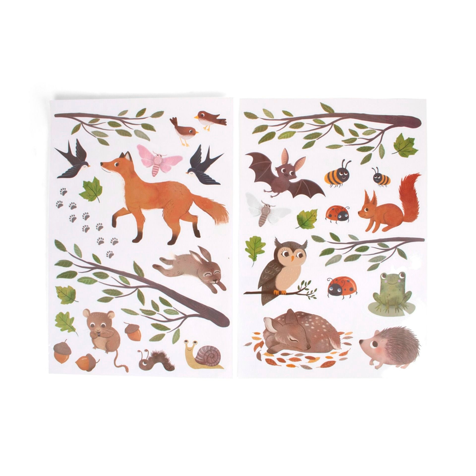 Stickers muraux enfant Filibabba Les amis de la forêt