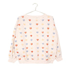 Sweat adulte SOANN L.P.C. en molleton coton bio coeur