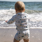 Short de bain anti-UV enfant Orla Filibabba Baleines