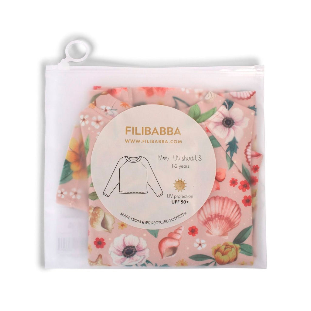 T-shirt anti-UV à manches Nor Filibabba Ocean Blossom