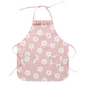 Tablier cuisine enfant BB&CO imperméable rose fleurs
