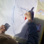 Tapis magique dessin à l'eau Filibabba Licorne jaune
