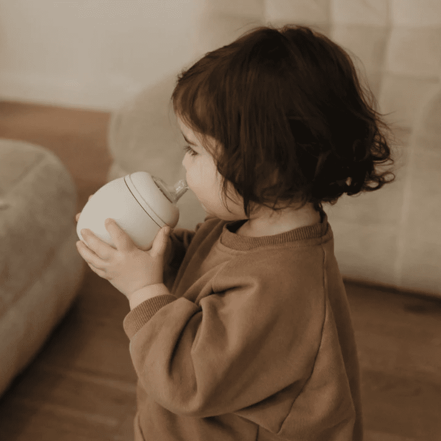 Tasse d'apprentissage 240 ml anti-fuite Elhée Sand