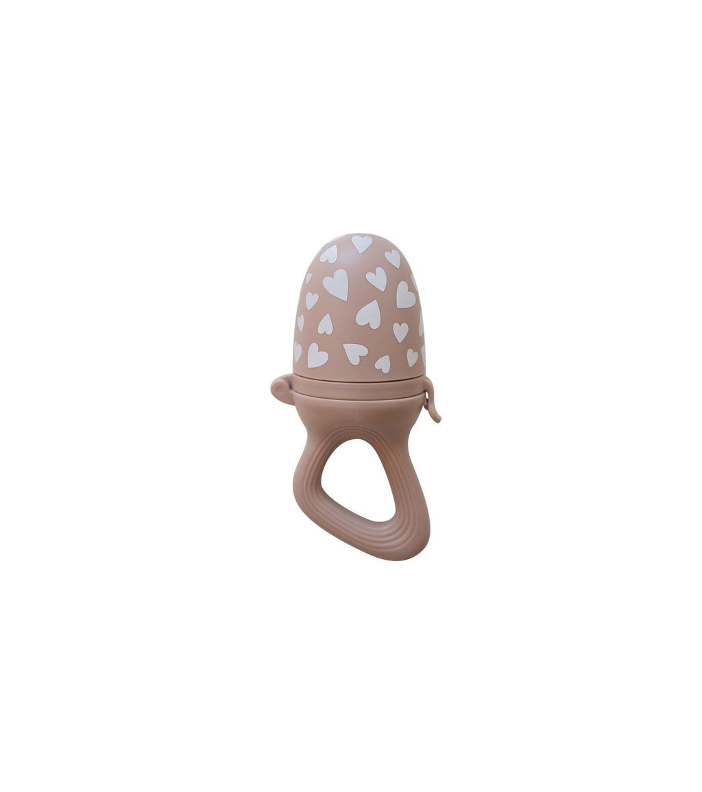 Tétine grignoteuse pour bébé Zakuw Fall in love Taupe