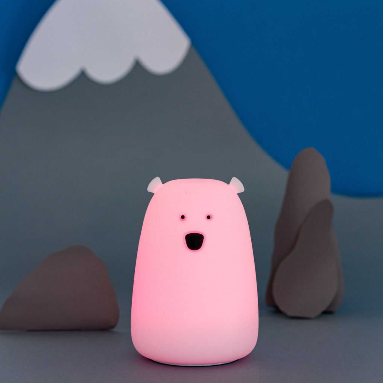 Veilleuse Teo Bear ours Little L Lights rose