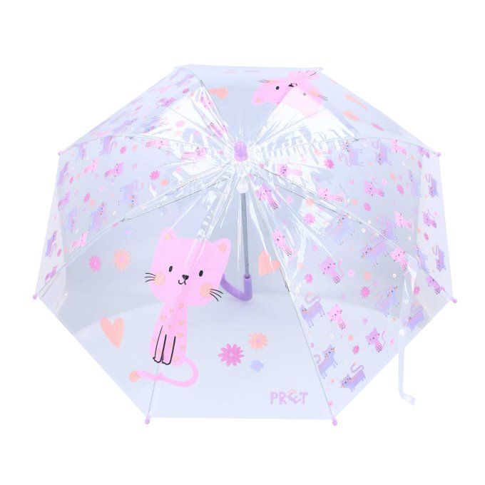 Parapluie enfant transparent Kidzroom (Prêt) chats