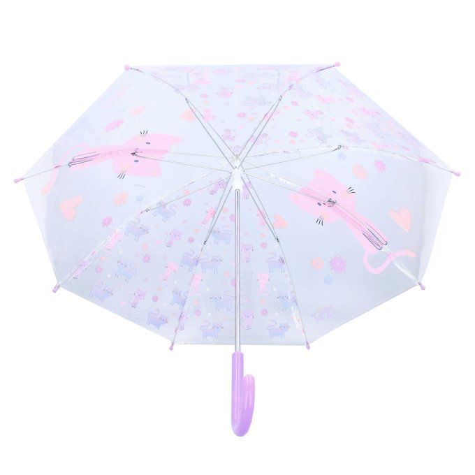 Parapluie enfant transparent Kidzroom (Prêt) chats