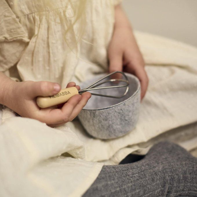 Valise jeu du petit patissier jouets en bois Filibabba