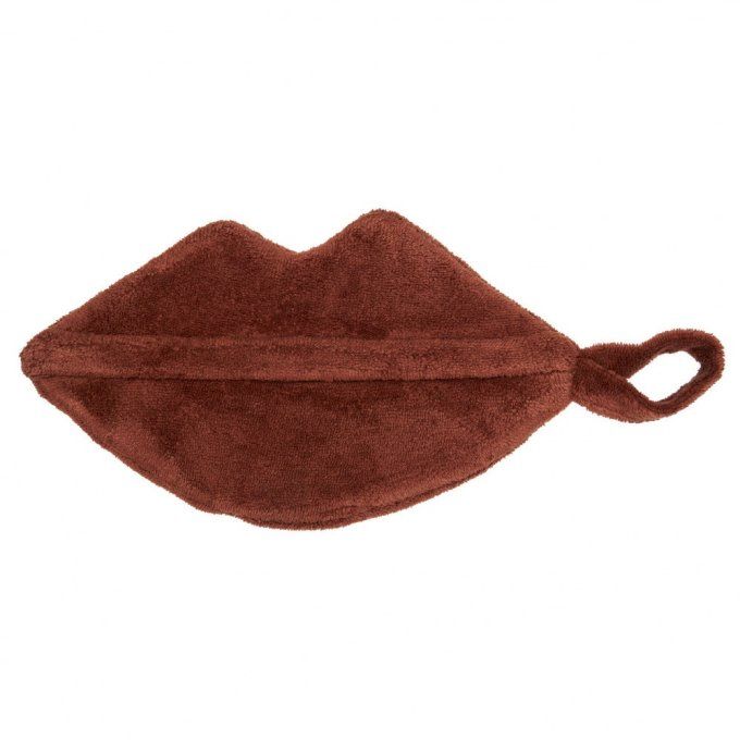 Trousse de toilette en éponge bouche Poule House toffee