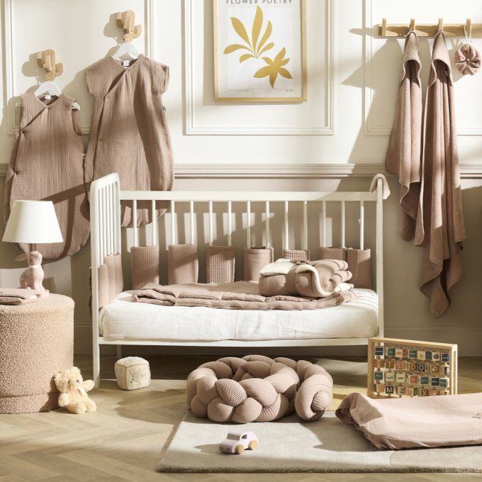 Gigoteuse kimono été légère gaze de coton BB&CO mocha