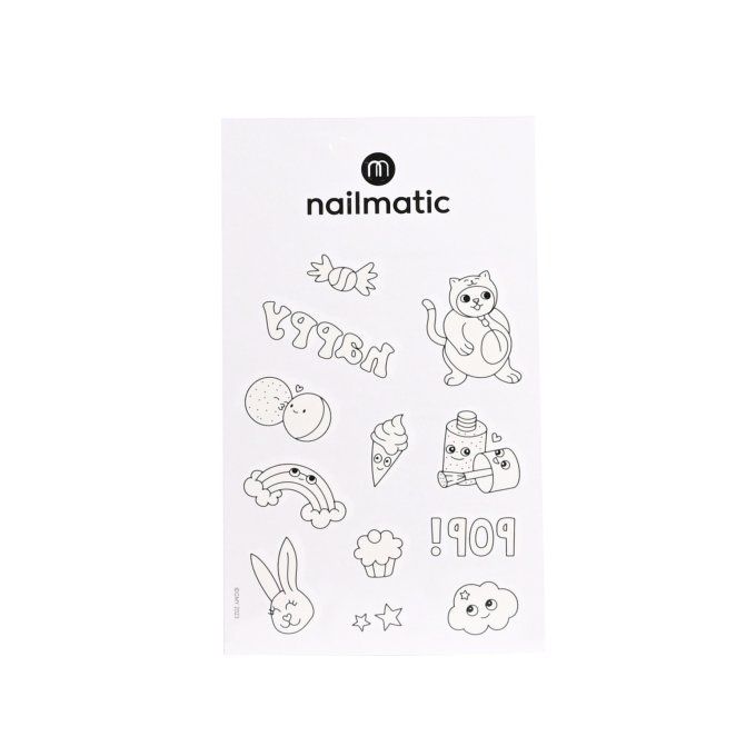 Tattoo Artist 12 Tatouages à colorier Nailmatic Kawaii