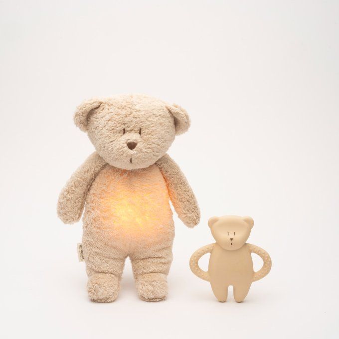 Anneau de dentition en caoutchouc ours Moonie sable