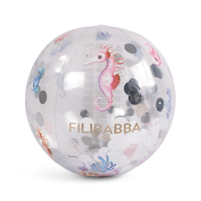 Ballon gonflable de plage Alfie Filibabba hippocampe