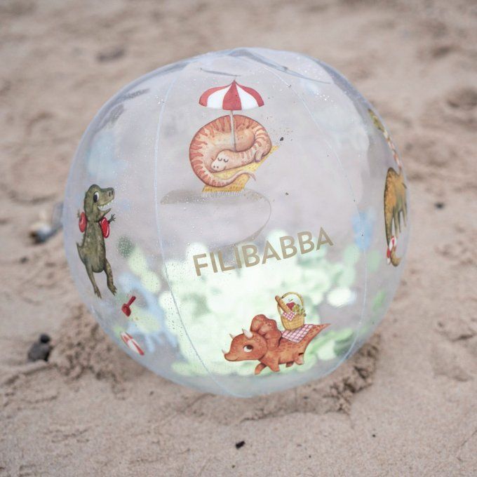 Ballon paillettes gonflable Alfie Filibabba Dino Beach