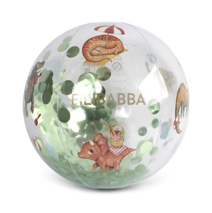 Ballon paillettes gonflable Alfie Filibabba Dino Beach