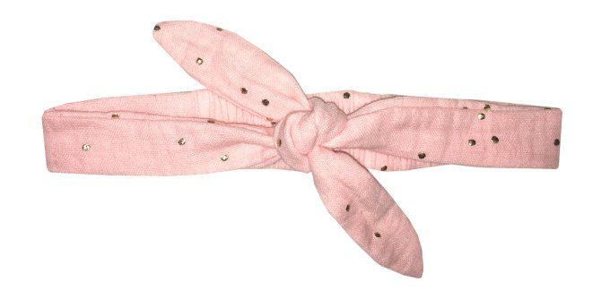 Bandeau à nouer cheveux bébé fille gaze de coton BB&CO