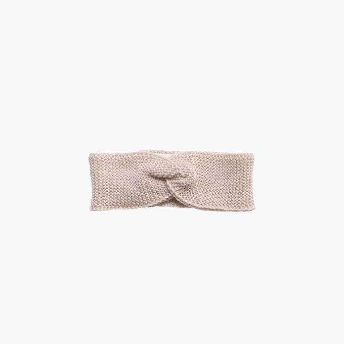 Bandeau BONNIE L.P.C. en laine mérinos cream