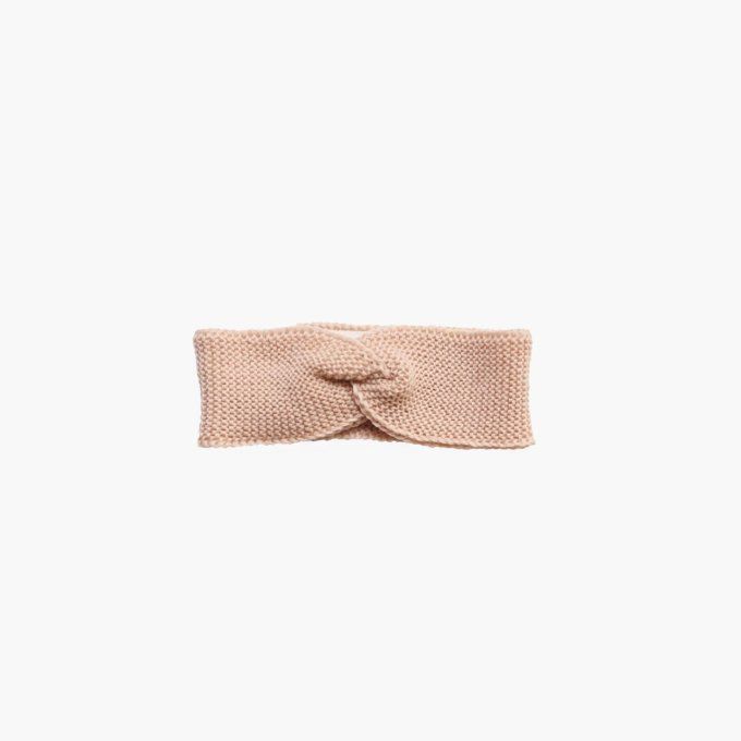 Bandeau BONNIE L.P.C. en laine mérinos sand