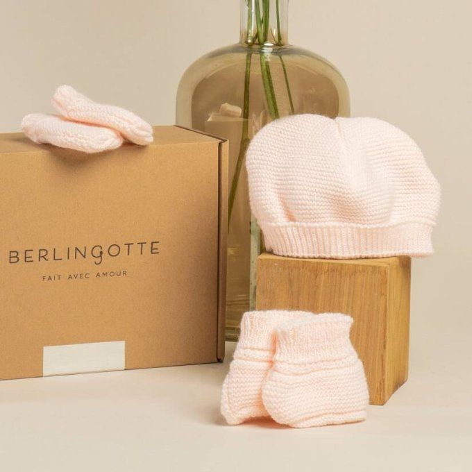 Trousseau naissance Berlingotte rose