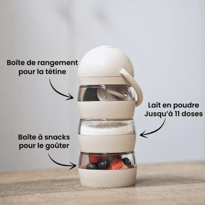 Boîte doseuse de lait en poudre bébé Elhée SoMimi Sand