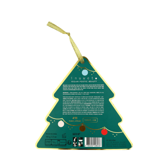 Bombe de bain sapin de Noël Inuwet parfum mangue