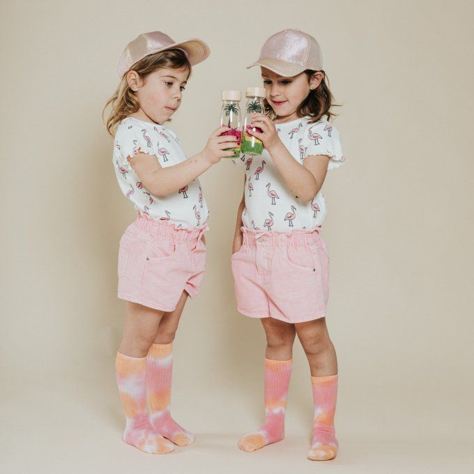 Bouteille sensorielle Petit Boum Spy Flamingo