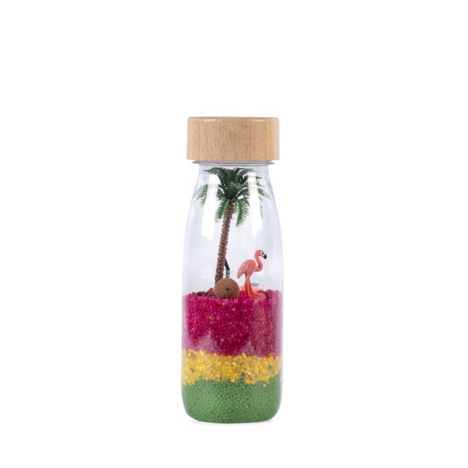 Bouteille sensorielle Petit Boum Spy Flamingo