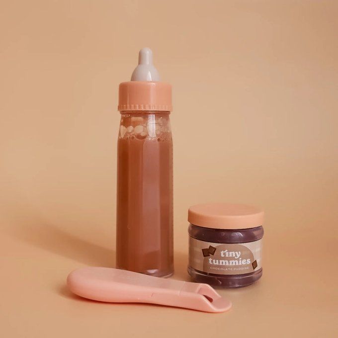 Lot biberon magique et petit pot chocolat Tiny Harlow