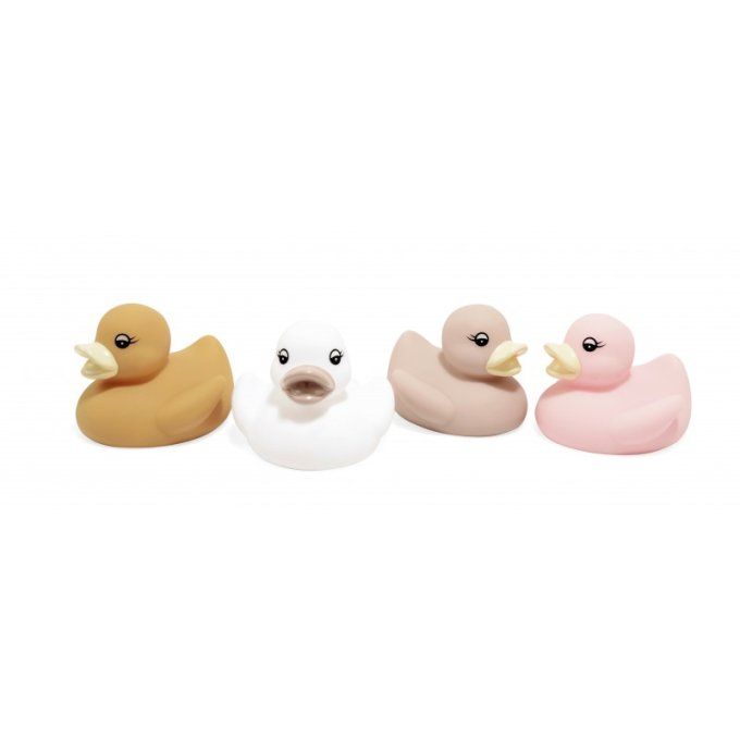 Jouet 4 canards de bain enfant Magni couleur scandinave