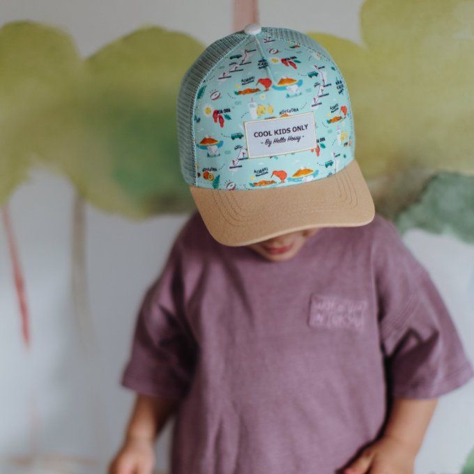 Casquette trucker visière courbée Hello Hossy New Z.