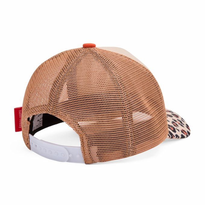 Casquette trucker visière courbée Hello Hossy Léopard 2
