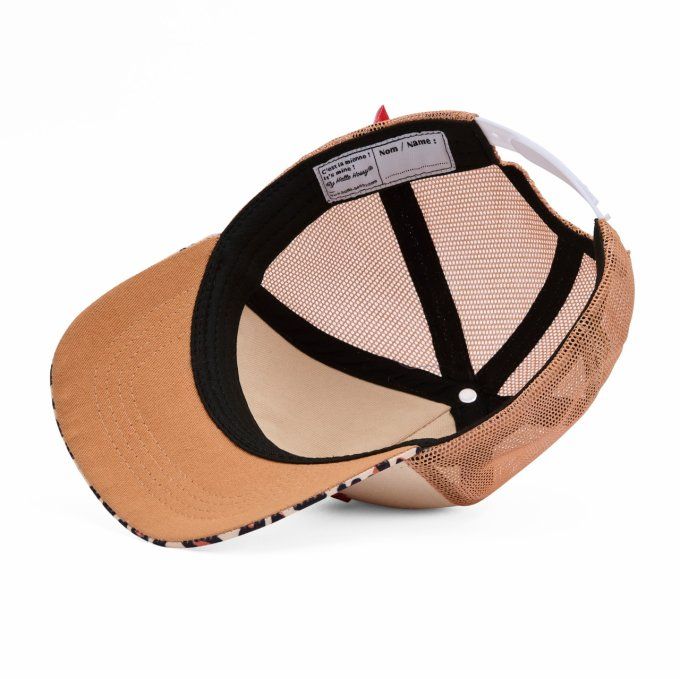 Casquette trucker visière courbée Hello Hossy Léopard 2
