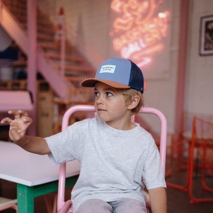 Casquette trucker visière courbée Hello Hossy MiniMarine