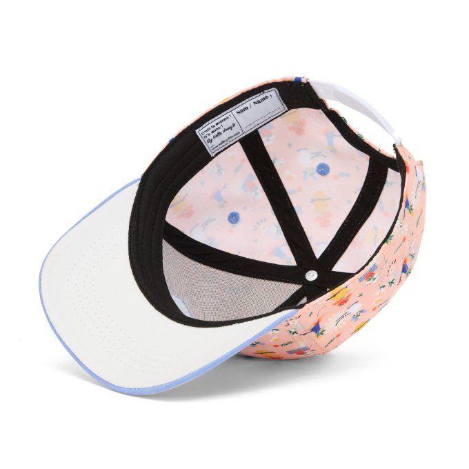 Casquette imprimé visière courbée Hello Hossy Flore