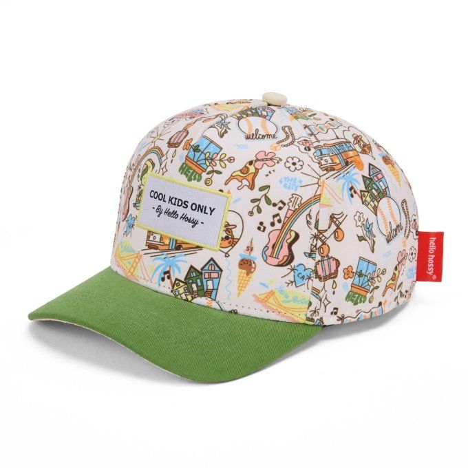 Casquette visière courbée Hello Hossy San Francisco