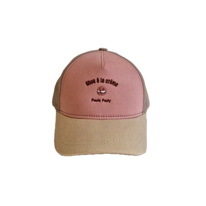 Casquette mixte Poule Party Chou à la crème rose