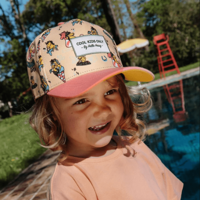 Casquette enfant visière courbée Hello Hossy Unicorn